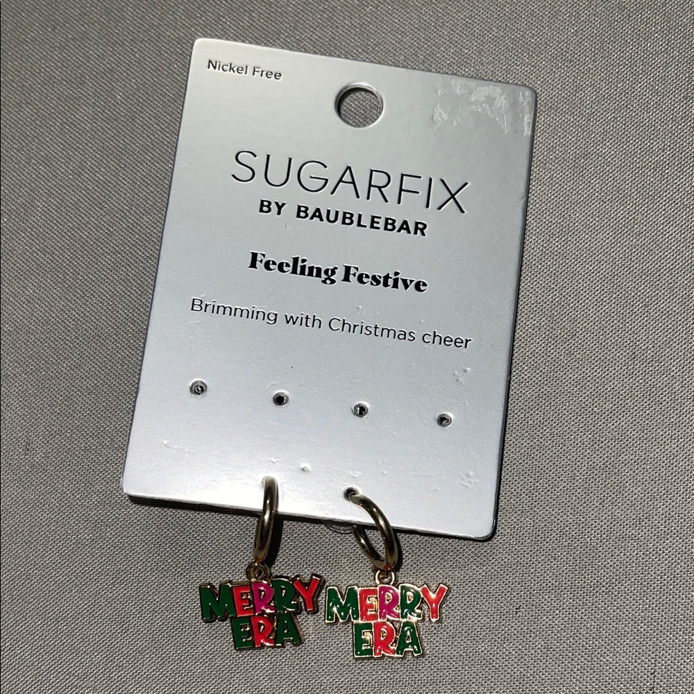 Sugarfix by Baublebar Festive Merry Earrings